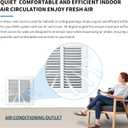 20"Wx20"H Return Air Grille [Duct Opening Size] Return Vent Cover for Wall or Ceiling,Steel Return Air Grill Removable Face/Door for 1 Inch Filters (20"W x 20"H [Duct Opening])