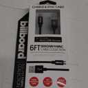 MICRO USB SYNC & CHARGE CABLE 6FT BLACK