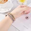 VISOOM Beaded Boho Bracelet Compatible for Apple Watch Band 40mm/38mm/41mm/42mm Iwatch Series 11 10 9 8 7 SE Series 6/5/4 Women Fashion Cute Handmade Crystal Beads Watch Strap for iPhone Bands 3/2/1