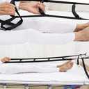 Bed Ladder Assist with Hard Handle,Sit Up Helper with Adjustable Length-Pull Up Rope Ladder (Five Handle)