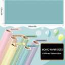 Skyygemm 6 Rolls Bulletin Board Paper Fade Resistant Colored Bulletin Board Paper Roll Bulk for Art Decor Drawing Craft Painting(4 x 8 ft,Macaron Color)