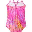 WhizBuzz Swimsuits for Girls 2T 3T Pink Swimwear One-Piece Toddler