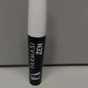 FARMASi Zen Extension Lash Mascara, Lengthening & Volumizing Effect, Clump-Free Definition, Smudge-Free Wear, Silicone Brush for Separated Fuller-Looking Lashes, Blackest Black, 0.27 fl oz