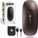 Canslab Ultrablade PRO Auto Stop USB Rechargeable Can Opener for Kitchen for Seniors with Arthritis, Long Battery Life, Hand free One Touch, Side Cut for Smooth Edge, Wall Mounted Small Size, Brown