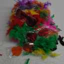 Colorful Feather Boas 6 Packs, 6.6ft Turkey Boas for Women for Bachelor
