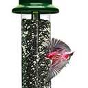 Squirrel Buster Plus Squirrel-proof Bird Feeder w/Cardinal Ring and 6 Feeding Ports, 5.1-pound Seed Capacity, Adjustable, Pole-mountable (POLE ADAPTOR SOLD SEPARATELY), Green