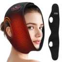 Cordless TMJ Heating Pad for Jaw Pain, Jaw Heating Wrap, Tmj Relief Products Jaw, Face Heating Pad with Ear-Friendly Openings, Enlarged Heating Coverage, 3 Heat Modes & 3 Timer Options