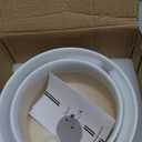 LE TAUCI Succulent Pots, 6.5+8 Inch Ceramic Indoor Plant Pot with Drainage Hole, Shallow Round Succulent Planters, Set of 2, Matte White