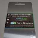 Titanium Cutting Boards for Kitchen, 100% Pure Titanium Cutting Boards Double Sided Non Toxic Cutting Board, Hygiene Durable Dishwasher Safe 13 8(M)