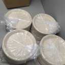 Compostable Heavy Duty 10 Inch 500 Pack Disposable Eco-Friendly Paper Plate