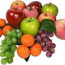 KPUETY Artificial Fruit Fake Simulation Fruit for Home Kitchen Party Photography Prop Wedding Decoration (12Pcs Mix)