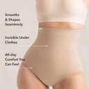 SHAPERMINT Shapewear for Women - Seamless Shapewear Tummy Control Panty, Body Shaper, Tummy Control Underwear for Women (Beige, XXL)