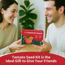 5 Tomato & Tomatillo Garden Seeds Variety Pack - Non-GMO Heirloom Tomato & Tomatillo Seeds with Planting Tools, All-in-One Growing Kit for Christmas Gift & Indoor Home Gardening