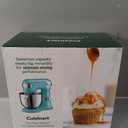 Cuisinart Stand Mixer, 12 Speed, 5.5 Quart Stainless Steel Bowl, Chef’s Whisk, Mixing Paddle, Dough Hook, Splash Guard w/ Pour Spout, Periwinkle Blue, SM-50TQNAS