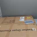 Washer Dryer Countertop with Shelf, 2-Tier Laundry Countertop Over Washer and Dryer, 54" x 27.55" Wooden Table for Folding Clothes for Laundry Room Organization and Storage (Oak)