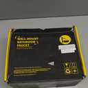 DASAN Wall Mount Waterfall Bathroom Faucet Brushed Gold in Wall Sink Faucet, Single Handle Wall Mounted Modern Faucet for Bathroom with Upgraded Rough in Valve, DA-TFD3BG-NH