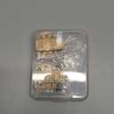 2 Packs Rotate Bolt Latch Gate Latches Safety Door Lock, Pet Door Lock, Cabinet Furniture, Bathroom，Windows, Antique Lock Gate Latches Wine Cabinet Closet Door Latches (Alluvial Gold_2 Pack)