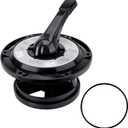Upgrade SPX0714BA Key Cover and Handle Assembly with O-Ring Compatible with Hayward SP0714T S210S S220T2 Series Vari-Flo XL Multiport Valves