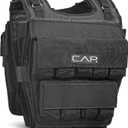 CAP 120 LB Adjustable Weighted Vest – Advanced Heavy Resistance Training, Strength Training, Weight Vest for Men and Women