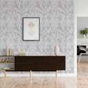 White Damask Wallpaper  Baroque Peel and Stick Wallpaper for Accent Walls, Living Room & Bedroom Decor | Self Adhesive, Waterproof Vinyl, 17.7" x 236"