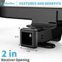 Class 3 Trailer Hitch, 2-Inch Receiver, Compatible with KIA Telluride and Hyundai Palisade, 2020 2021 2022 2023 2024 2025