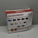 Homemate Electric Heated Blanket Twin - 62"x84" Heating Bed Blankets Throw with 10 Heating Levels 8 Hours Auto Off Fast Heating Over-Heated Protection Ultra Soft Warm Flannel ETL Certified Grey