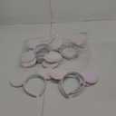 CLGIFT Set of 12 x DIY bulk Mouse Ears Black plain Black White blue green yellow rose gold