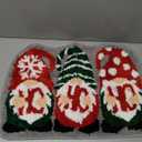 Hexagram Christmas Bathroom Rugs, Christmas Bathroom Decor, Gnome Xmas Bath Rug, Soft Non Slip Washable Bath Rug