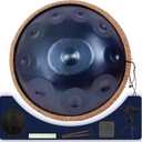 Handpan 19 inch D Minor Kurd Handpan 10 Notes Handpan Drum Instrument for Professional Performance, 432HZ Sound Handpan Drums for Adults