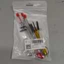 21 Pieces Airbrush Nozzle Cap Kit Airbrush Needle Replacement Parts Airbrush Needles with Wrench and Airbrush Cleaning Kit Replacement Part for Airbrush Sprayer Accessories, 0.2/0.3/0.5 mm