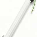 Ceiling Fan Extension Rod,Ceiling Fan Downrod with Ball Head,Downrod Extension for Fan,1 inch Outside Diameter, Boom Suitable for a Wide Range of (white, 24 inch)
