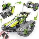 BIRANCO. Remote Control Tracked 3in1 Stunt Racer Building Kit - RC Car STEM Construction Toy, Gift Idea for Kids, Boys and Girls Ages 8-12 Year Old (353 Pcs)