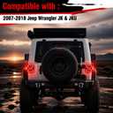 Daikokuya Sequential Led Tail Lights Fit for 2007-2018 Jeep Wrangler JK JKU