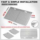 Shed Ramps 2 Pcs, 29" x 48" Shed Ramp for Riding Mower & Lawn Equipment, 1500 lbs Capacity Anti-Slip Punch Plate Ramp for Garages, Barns, Metal Ramps for Wheelchairs, ATV, Lawnmower, Golf Cart