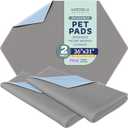 Katziela Hexagon Washable Pee Pads (36X31, Pink Stitching)