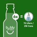 SodaStream - Bubly Fruit Drops for Sparkling Water | Natural Fruit Flavor | Zero Calories, No Sweeteners | Create Your Own Bubly with SodaStream | Variety Pack, Bubly Original, Pack of 6 | 8 Fl Oz (EXP 06/22/26)