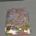 6Set Puffy Sticker Books for Kids, 3D Reusable Stickers Books for Toddlers 3-5,Farm+Animal+Dinosaurs+Ocean World+Space+Vehicle