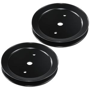GELASKA 2 Pack 197473 Spindle Pulley Replace 197473 Pulley Craftsman, Husqvarna 532195945 Mandrel Pulley 197473, 195945, 21546446, 532197473 for Husqvarna YTH18542 YTH22V46 YT3000 YT4000 YS4500 Mower