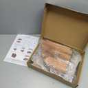 Demigo Bathroom Corner Counter Organizer 13.2x9.9 inch, 2 Tier Acacia Wood Organizer Countertop, Corner Storage Shelf Standing Rack, Cosmetic Vanity Tray Kitchen Spice Rack, Bathroom Storage Dcor