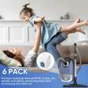 Replacement GN Vacuum Cleaner Bags Compatible with Miele Classic C1,Complete C2, Complete C3, S227/S240, S270,S400,S2,S5,S8 Series Canister Vacuum Cleaner (6 Pack Dust Bags + 2 Set Filters)