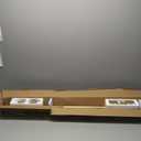 1 Inch Gold Curtain Rods for Windows 72 to 144 Inches (6 to 12 ft), USFOOK Telescoping Single Drapery Rod, Decorative Curtain Rod with Luxury Translucent Finials (72-144", Luxury Gold)