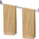 Towel Bar Retractable Stainless Steel Towel Holder Adjustable 13 8 to 24 8 Inch Wall Mounted Rack Space Saving Hanger Rustproof Organizer Rod for Bathroom