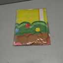 5Pcs Christmas Gingerbread Door Cover Decorations - Porch Banner Front Backdrop Rainbow Rug for Xmas House Classroom Office Outdoor Holiday Party Decor