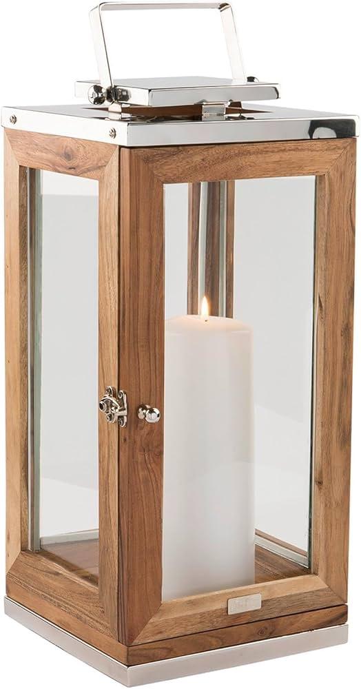 HD 16 IN METTAL/WOOD LANTER