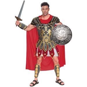 Spooktacular Creations Brave Men’s Roman Gladiator Costume Set for Halloween Audacious Dress Up Party L