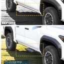Trumgeta 2PCS EZ Side Steps Fit for 2024 2025 2026 Toyota Tacoma Double Cab/Xtra Cab Front Door Running Boards Accessories