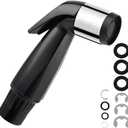 Hygie Rinse Universal Sink Sprayer Attachment for Kitchen Faucet, Kitchen Side Sprayer Head Compatible with Delta, Moen, Kohler and Other OEM Brands Pull Out Spray Head,Matteblack, Daily Design
