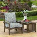 Arden Outdoor Deep Seat Cushion Set (4-Pack), 22 in x 24 in, Weather-Proof, Rain-Proof, Fade Resistant Patio Cushion for Chair, Sofa, and Couch Pistachio Botanical