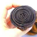 Curly Wave Bundles Human Hair 30 Inch Color 27/30 Honey Blonde Brown Highlight Single Bundle Brazilian Virgin Human Hair Bundles Kinky Curly Wave 100g Per 1 Bundle Hair Extensions For Black Woman