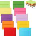 2 x Granhoolm 50 Pack A7 Invitation Envelopes 5.25 x 7 .25 For 5x7 Cards - Peel & Press,Ideal for Invitations,Weddings,Parties,Greeting Cards,Photos(Multicolor)